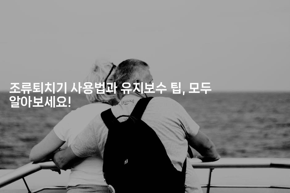 조류퇴치기 사용법과 유지보수 팁, 모두 알아보세요!2-레어라이프