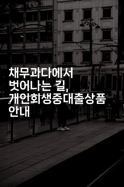 채무과다에서 벗어나는 길, 개인회생중대출상품 안내-레어라이프