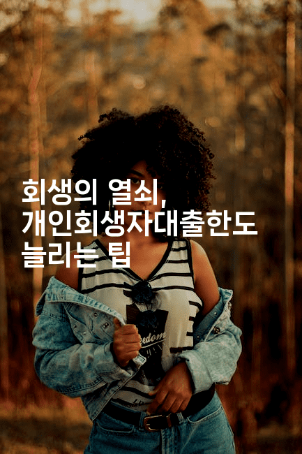 회생의 열쇠, 개인회생자대출한도 늘리는 팁-레어라이프